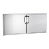 Double Access Door with Stainless Steel Handles